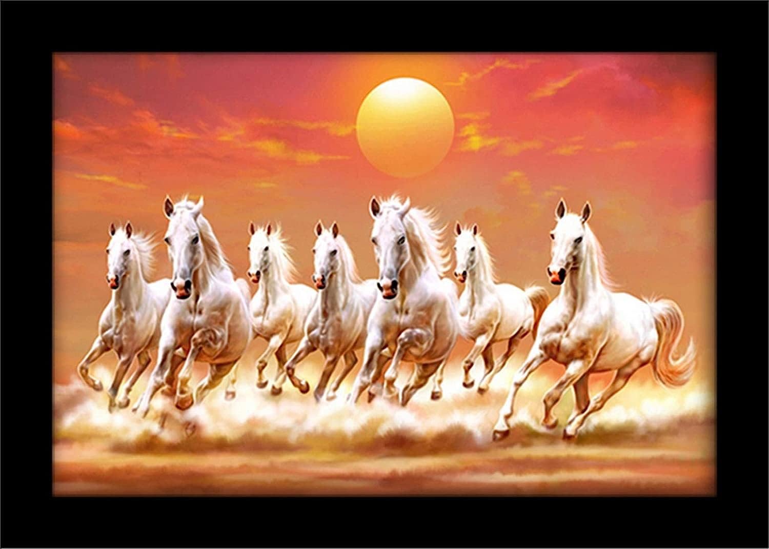 Unveiling the Symbolism: The Significance of the Seven Horse Vastu Photo in Vastu Shastra