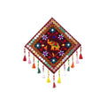 Gujarati Style Wall Hanging Traditional Style Decor (15 X15 in) | Pack of 1 | Wooden Wall Hanger for Home Decor