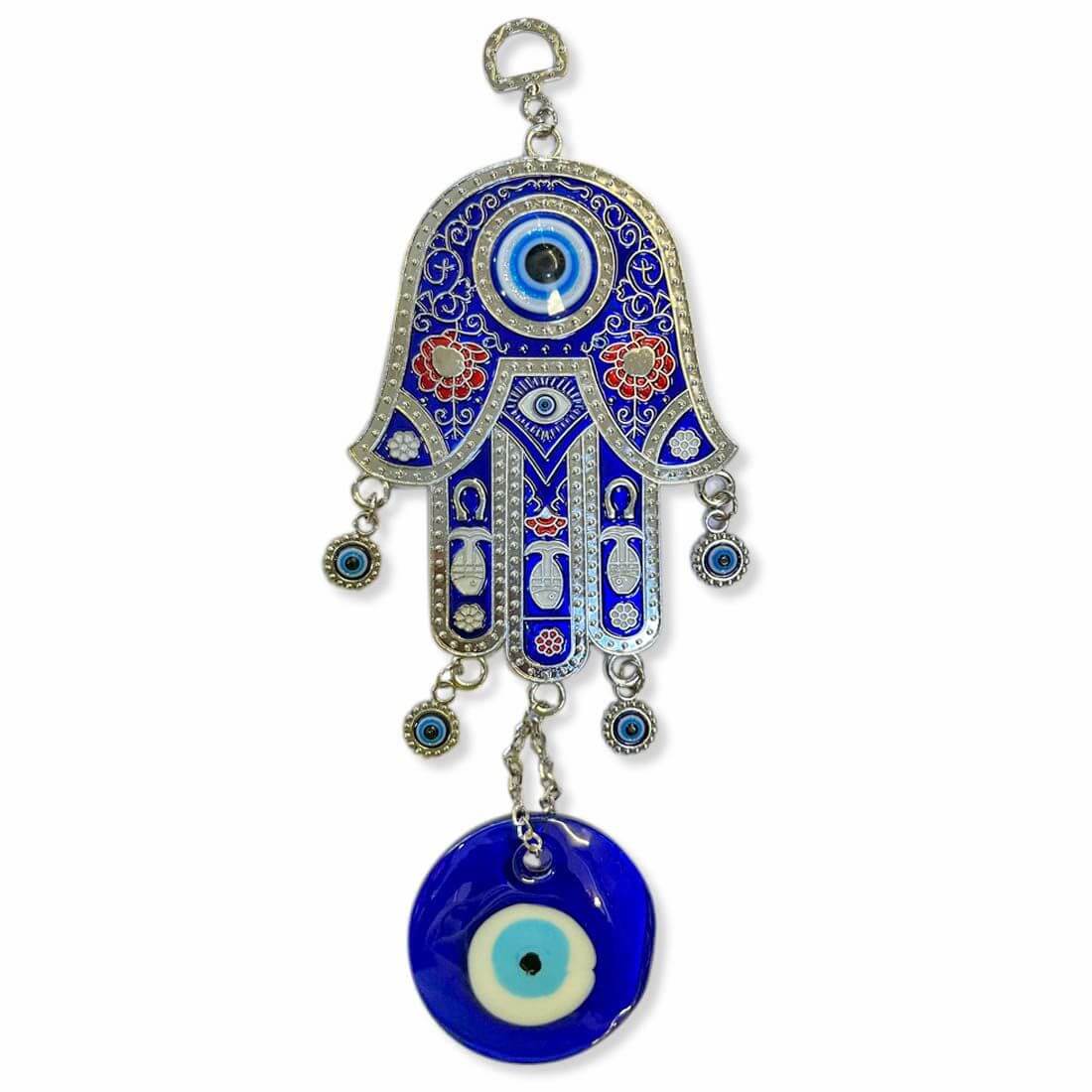  Hamsa Blue - Amuleto de protección contra el mal de