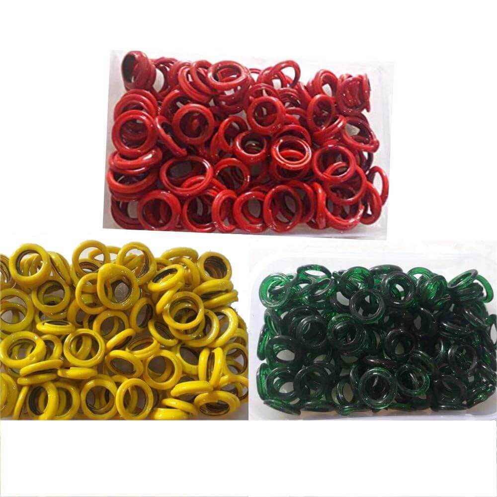 Small Bangles for Lakshmi Pooja -108 Bangles - Saraswati Pooja - 3 Colors (Green, Yellow and Red)