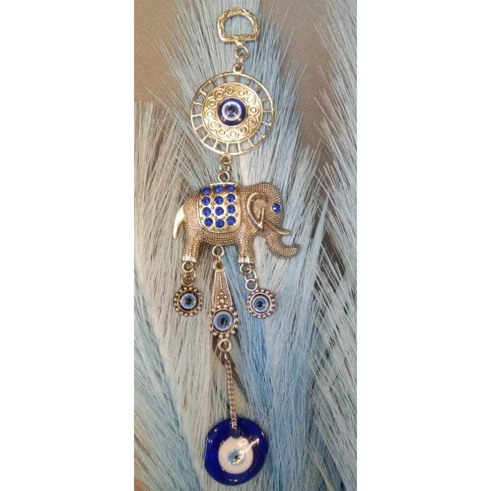 Evil Eye Wall Hanging Nazar Battu Showpiece for Home, Office, Car, House Protection and Prosperity
