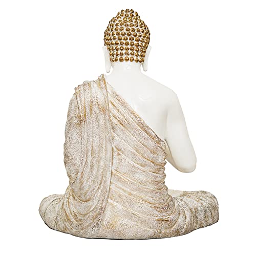 23 Inch Polyresin Buddha Statue (7.1 kg) for Home Décor Office Showpiece Decorative Sculpture Idol Room Decoration Table (19x13x23 Inch) Mangal Fashions | Indian Home Decor and Craft
