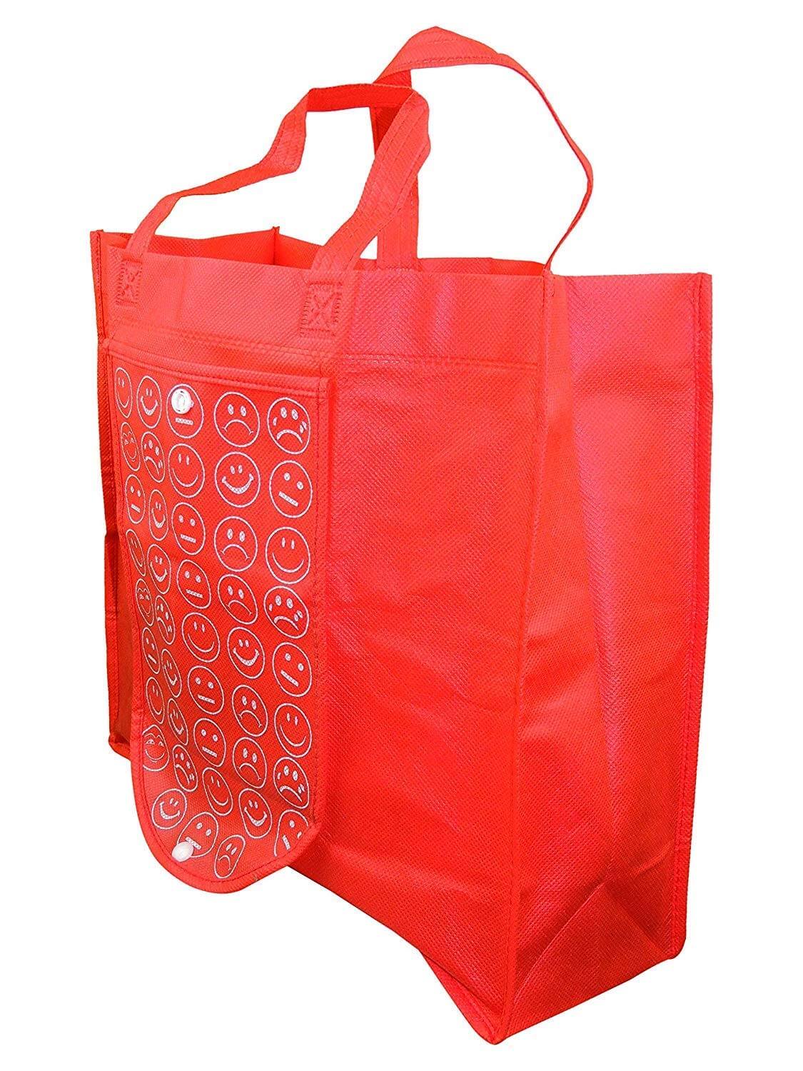 24 Piece Reusable Non Woven Multicolor Shopping Grocery Bags Return Gift Wedding Birthday House Warming Events Functions Mangal Fashions | Indian Home Decor and Craft