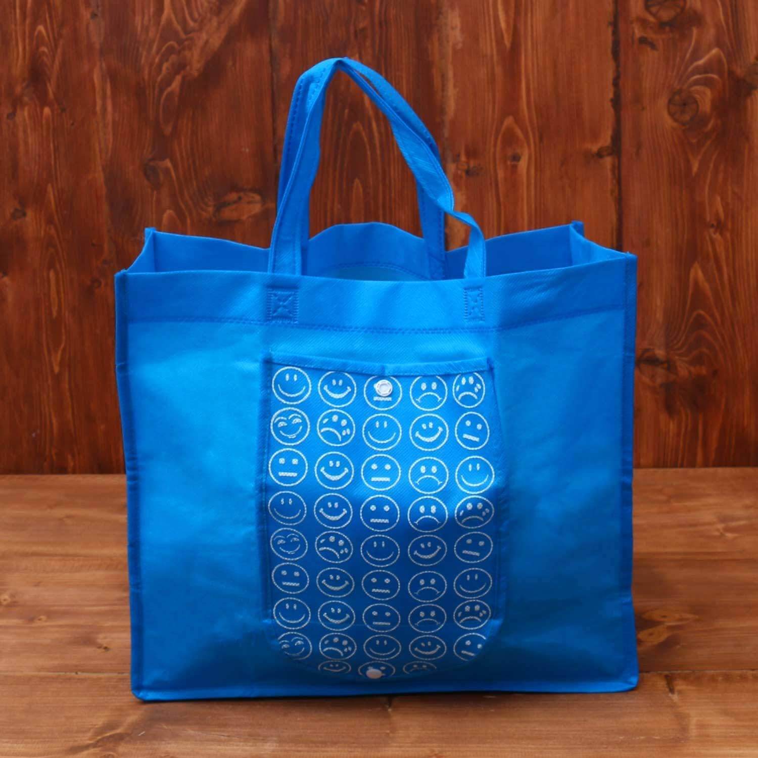 24 Piece Reusable Non Woven Multicolor Shopping Grocery Bags Return Gift Wedding Birthday House Warming Events Functions Mangal Fashions | Indian Home Decor and Craft
