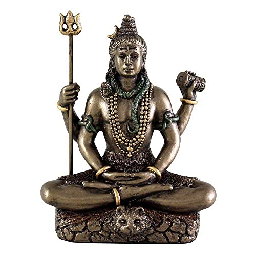 3.4 Inch Lord Shiva Idol (110g) for Gift Home Decor Pooja Showpiece Mangal Fashions | Indian Home Decor and Craft