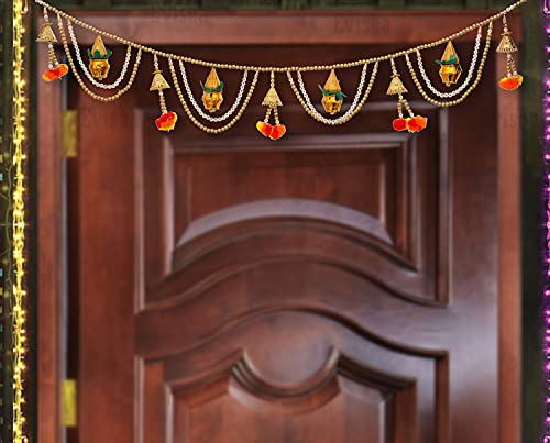 3 Feet - Decorative Main Door Hanging Toran Bandarwar - Kalash Design Mangal Fashions | Indian Home Decor and Craft
