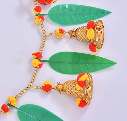 3 Feet - Decorative Main Door Hanging Toran Bandarwar - Mango Leaf Design Mangal Fashions | Indian Home Decor and Craft