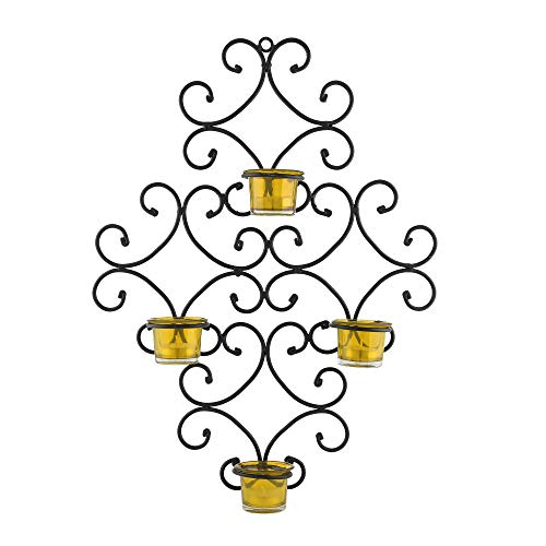 4 Votive Victorian Wall Sconce Tealight Candle Holder Mangal Fashions | Indian Home Decor and Craft