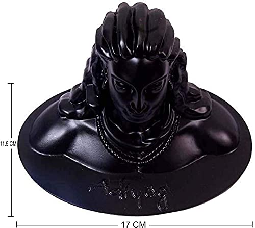 5 Inch Polyresin Lord Adiyogi Mahadev Shiv Shankara Showpiece for Pooja Mangal Fashions | Indian Home Decor and Craft