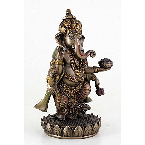 7.5 Inch Lord Ganesha Idol (800g) for Gift Home Decor Pooja - Big Ganesh Statue - Standing God Ganpati Showpiece Mangal Fashions | Indian Home Decor and Craft
