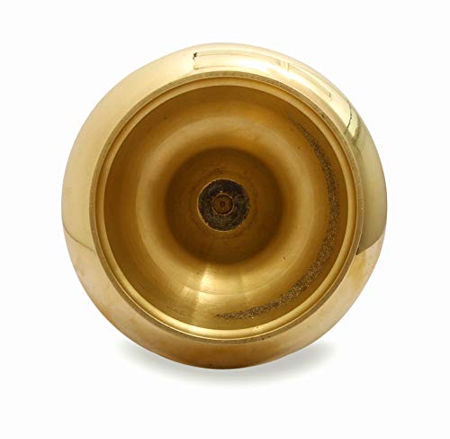 7 Faced Traditional Brass Goa Lamandeep or Hanging Lamp - 6" Diameter (3.8 kg Weight) Mangal Fashions | Indian Home Decor and Craft