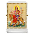 Acrylic Gold Color Plated Durga Ji Photo (Multicolor, 3 x 10 cm x 8 cm) Mangal Fashions | Indian Home Decor and Craft