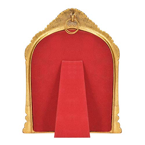 Antique Metal Lord Ram Darbar Idol For Home Decor and Puja Article (25.4 cm x 15.24 cm) (GOLD) Mangal Fashions | Indian Home Decor and Craft