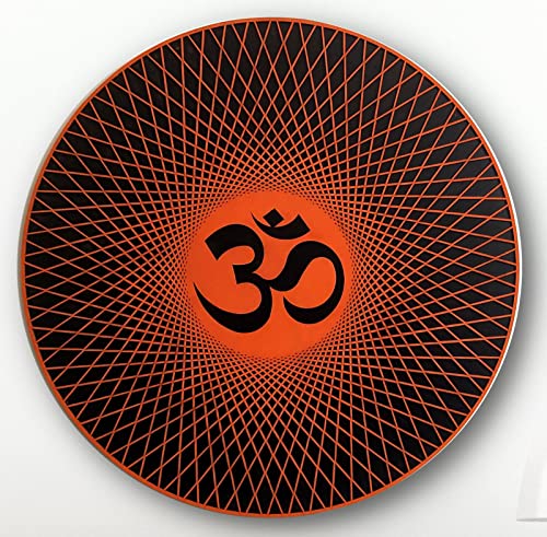 Beautiful Om Design Wooden Wall Decor (60 cm X 60 cm) Mangal Fashions | Indian Home Decor and Craft