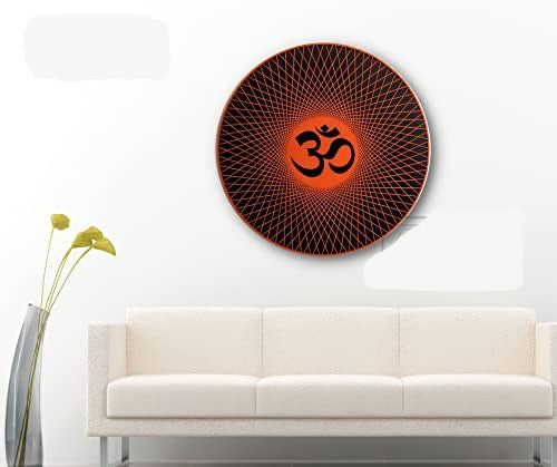 Beautiful Om Design Wooden Wall Decor (60 cm X 60 cm) Mangal Fashions | Indian Home Decor and Craft
