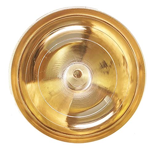 Brass Akhand Diya for puja and Spiritual Product in pital diya Size (LxWxH): 4cm x 7.5cm x 5cm (1 Piece) Mangal Fashions | Indian Home Decor and Craft