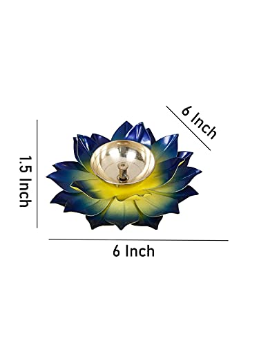 Brass Diya for Puja Home Decoration, Oil Lamp Pooja, Return Gifts (Set of 2) Mangal Fashions | Indian Home Decor and Craft