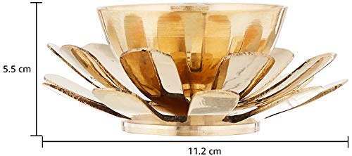 Brass Diya with Double Petals Mangal Fashions | Indian Home Decor and Craft