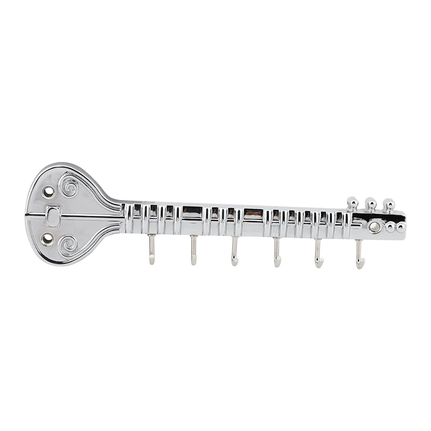 Chrome key best sale holder for wall