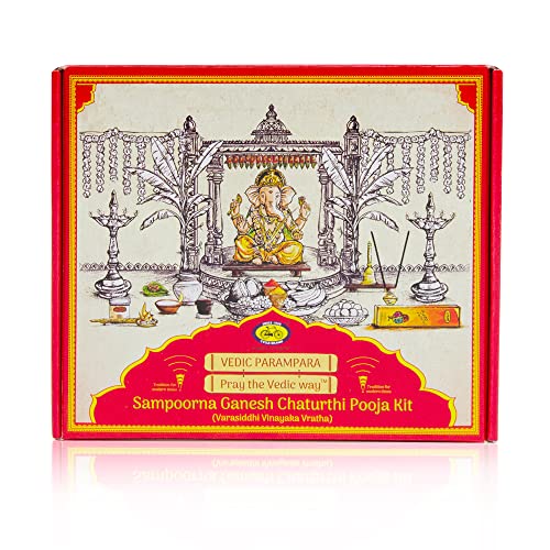 Cycle Vedic Parampara Sampoorna Ganesh Chaturthi Puja Kit, with Comple ...