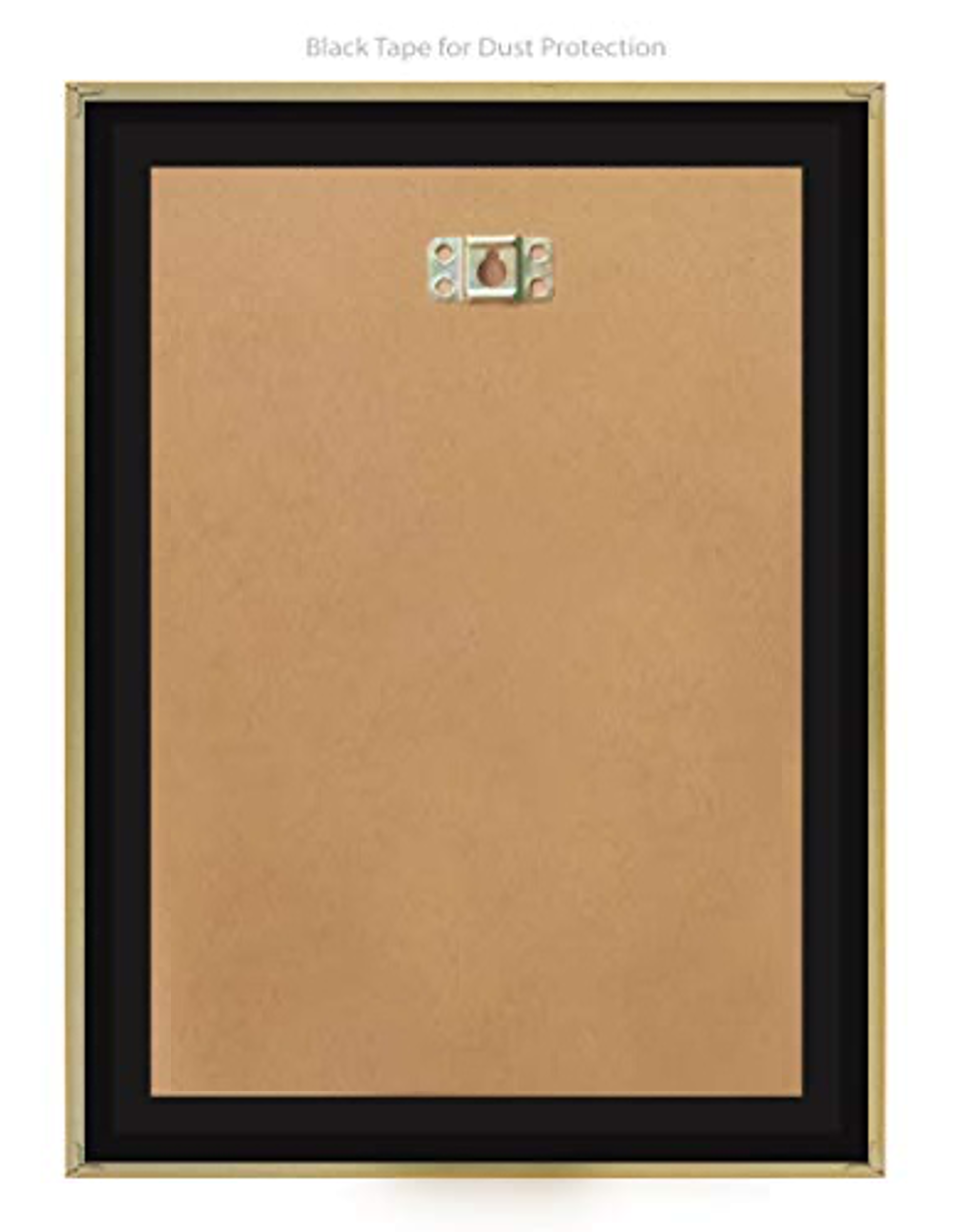 Ganesha on Lotus Photo Frame with Synthetic Wood Golden Frame (30 X 23 cm) (Framed No Glass Required) Mangal Fashions | Indian Home Decor and Craft