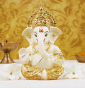 Gold Color Lord Ganesha Idol for Car Dashboard (Size: 3.5 x 2 inch) Mangal Fashions | Indian Home Decor and Craft