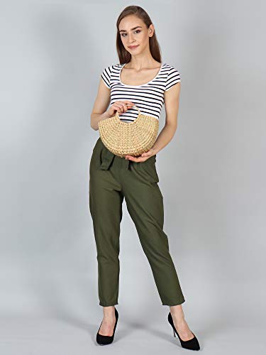 Handmade Small Dry grass / Natural Cane / Chic Handbag Tote Bag Mangal Fashions | Indian Home Decor and Craft