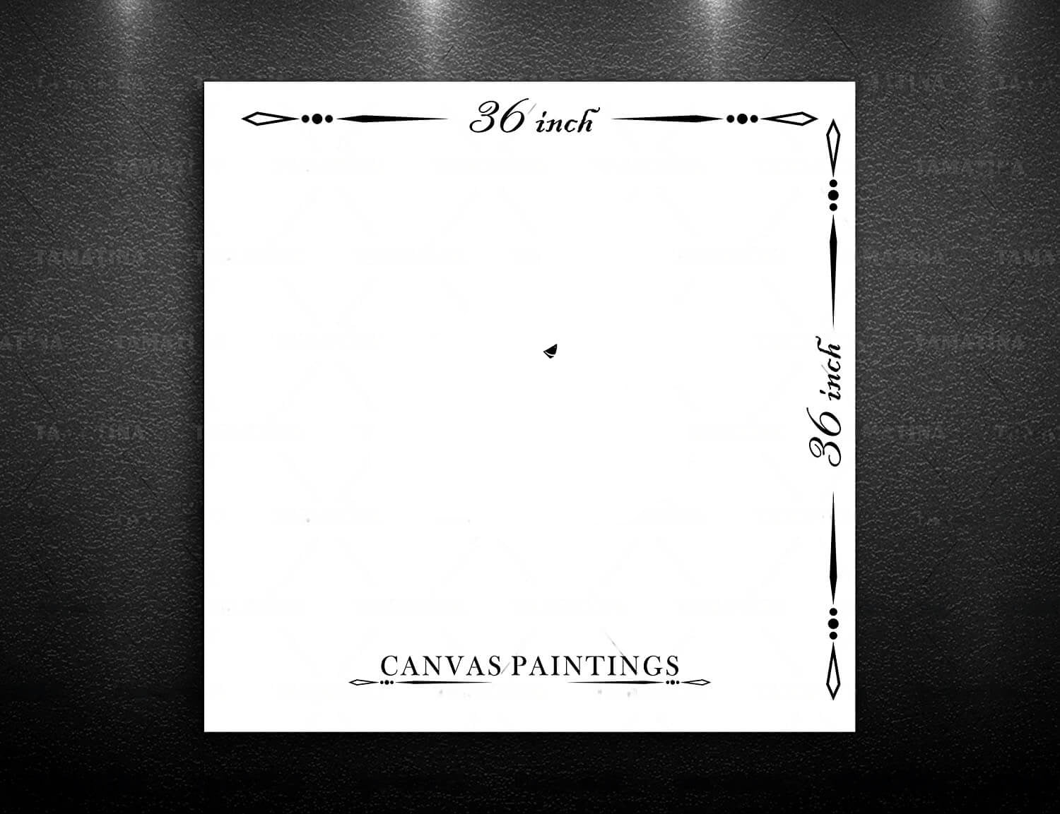 Kalamkari Art Canvas Painting - Beautiful Peacock for Home and Wall Decor (Size 36 X 36 Inches with Additional Blank border for Framing) Mangal Fashions | Indian Home Decor and Craft