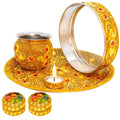 Karva Chauth Pooja Thali Set for Wife, Daughter-in-law, Mother-in-law for Wedding, Diwali Gifts, Varalakshmi, pooja, Festive Gifts Mangal Fashions | Indian Home Decor and Craft
