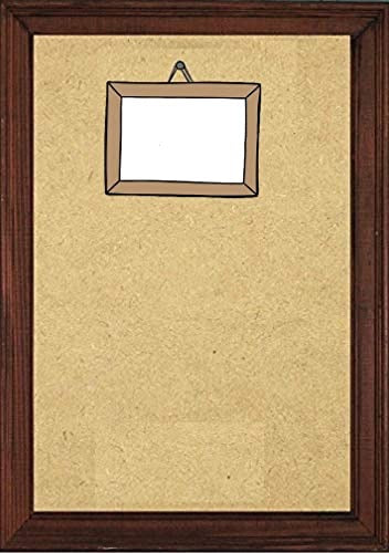 Kubera Lakshmi Photo With Wooden Frame (8 X 12 Inch, Multicolor) Mangal Fashions | Indian Home Decor and Craft