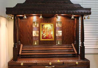 Lord Shri Ram Sita Laxman Hanuman Darbar Photo Frame for Home Mandir, Wall Decoration, Gift Item (35 x 25 cm) Mangal Fashions | Indian Home Decor and Craft