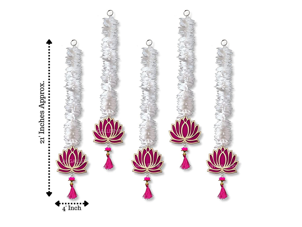 Lotus Hangings for Decoration/ Floral Wall Hangings for Temple Decor, showpiece for Home Decor Mangal Fashions | Indian Home Decor and Craft