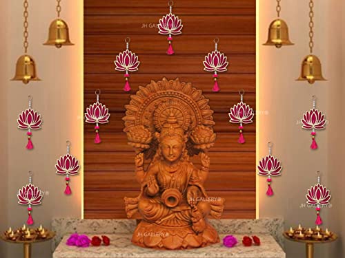 Lotus Hangings for Decoration / Floral Wall Hangings for Temple Decor, showpiece for Home Decor Mangal Fashions | Indian Home Decor and Craft