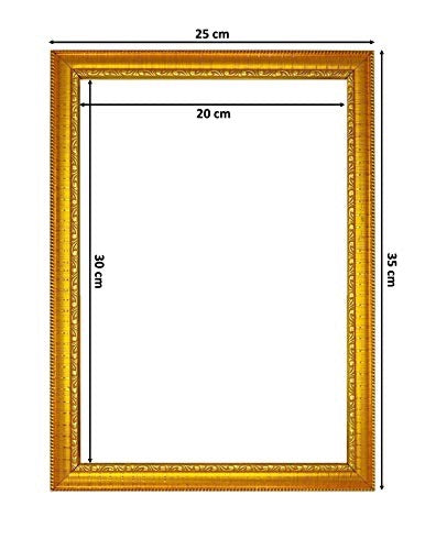 Ma Durga Devi Photo Aluminum Plated Wood Photo Frame (35 x 25 x 1 cm, Multicolour) Mangal Fashions | Indian Home Decor and Craft