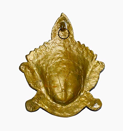 Maa Kali Nazar Battu 18cmx14cm Metal Door Hanging Showpiece (Multicolour) Mangal Fashions | Indian Home Decor and Craft