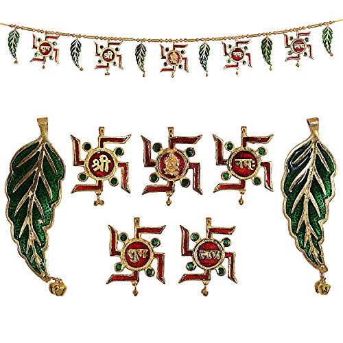 MangalFashions Metal 36-inch Decorative Ethnic Bandarwal Toran Door Hangings Mangal Fashions | Indian Home Decor and Craft