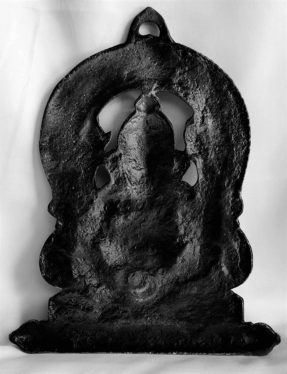 Metal Lord Ganesha Decorative Wall Hanging Showpiece - Antique Color (28 X 2 X 36 cm, 800g) Mangal Fashions | Indian Home Decor and Craft