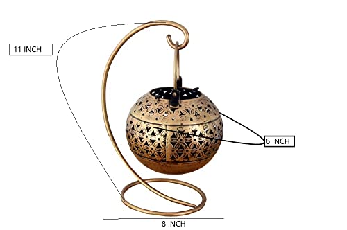 Metal Tealight Candle Holder Hanging Degchi/Dhuni Home Decoration Item Mangal Fashions | Indian Home Decor and Craft