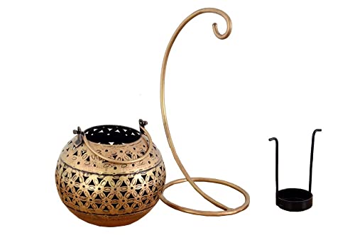Metal Tealight Candle Holder Hanging Degchi/Dhuni Home Decoration Item Mangal Fashions | Indian Home Decor and Craft