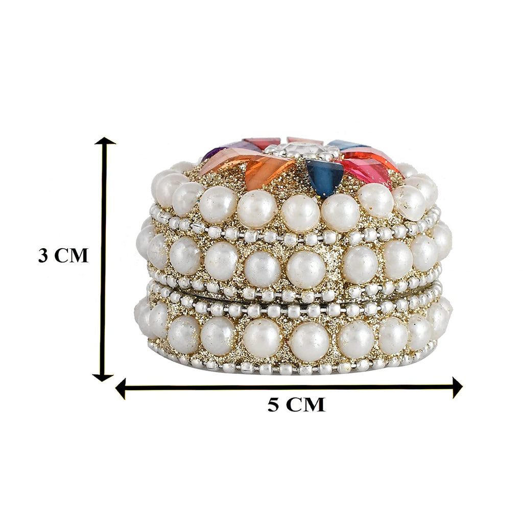 Pack of 12 - Aluminum Sindoor Daani, Kumkum Box Bharani Wedding Return Gifts Mangal Fashions | Indian Home Decor and Craft