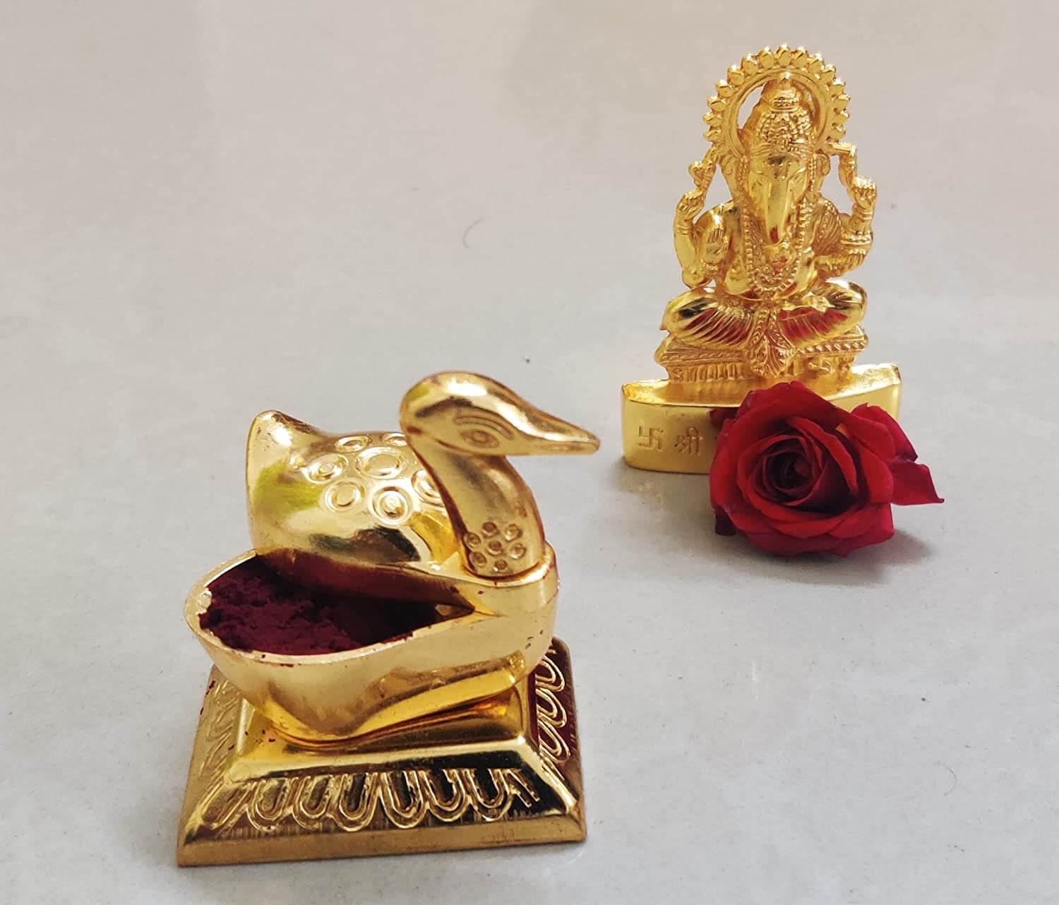 German Silver Pooja Thali Set of 7 Pcs Indian Wedding Return Gifts Puja  Items | eBay