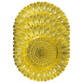 Set of 3 - 11 Inch (28 cm) Round Decorative Plastic Gold Finish Serving Tray for Mukhwas, Dry Fruit, Platters for Home Decoration, Return and Festive Gifts Mangal Fashions | Indian Home Decor and Craft