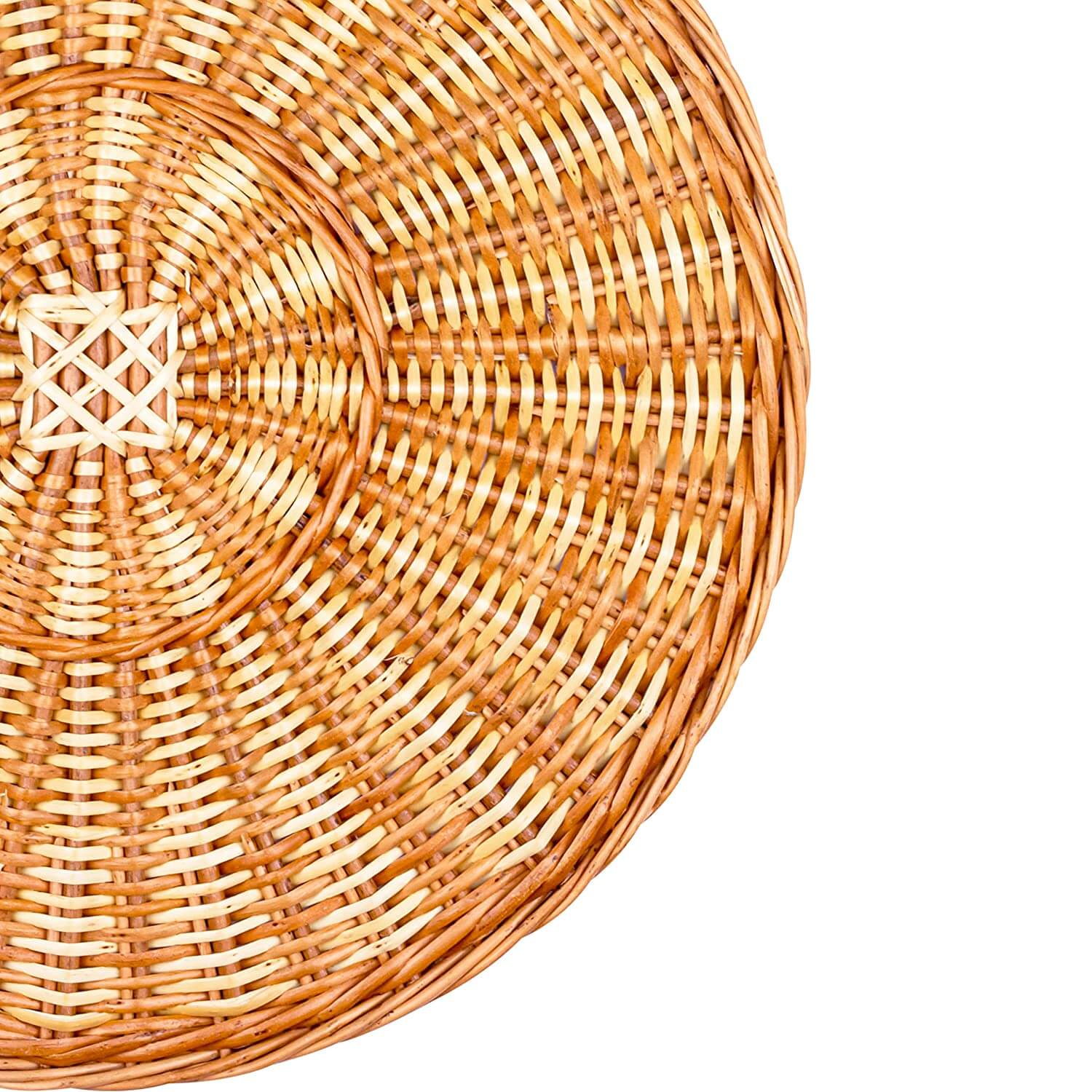 Set of 3 (9, 12 & 15 Inch) Handmade Kashmiri Willow Wicker Wall Hanging Decor For Living Room, Bedroom & Home Decoration Mangal Fashions | Indian Home Decor and Craft