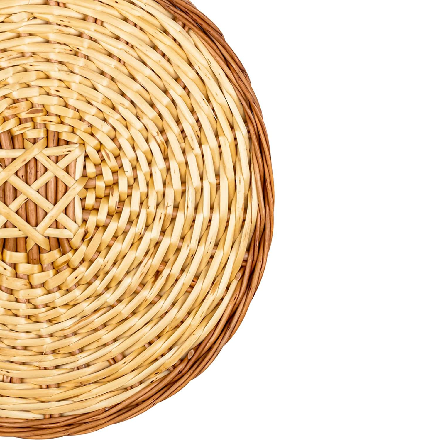 Set of 3 (9, 12 & 15 Inch) Handmade Kashmiri Willow Wicker Wall Hanging Decor For Living Room, Bedroom & Home Decoration Mangal Fashions | Indian Home Decor and Craft