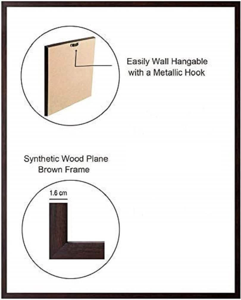 Varahi Devi Amman Photo with Wood Frame (Without Glass) (10 X 13 Inch) Mangal Fashions | Indian Home Decor and Craft